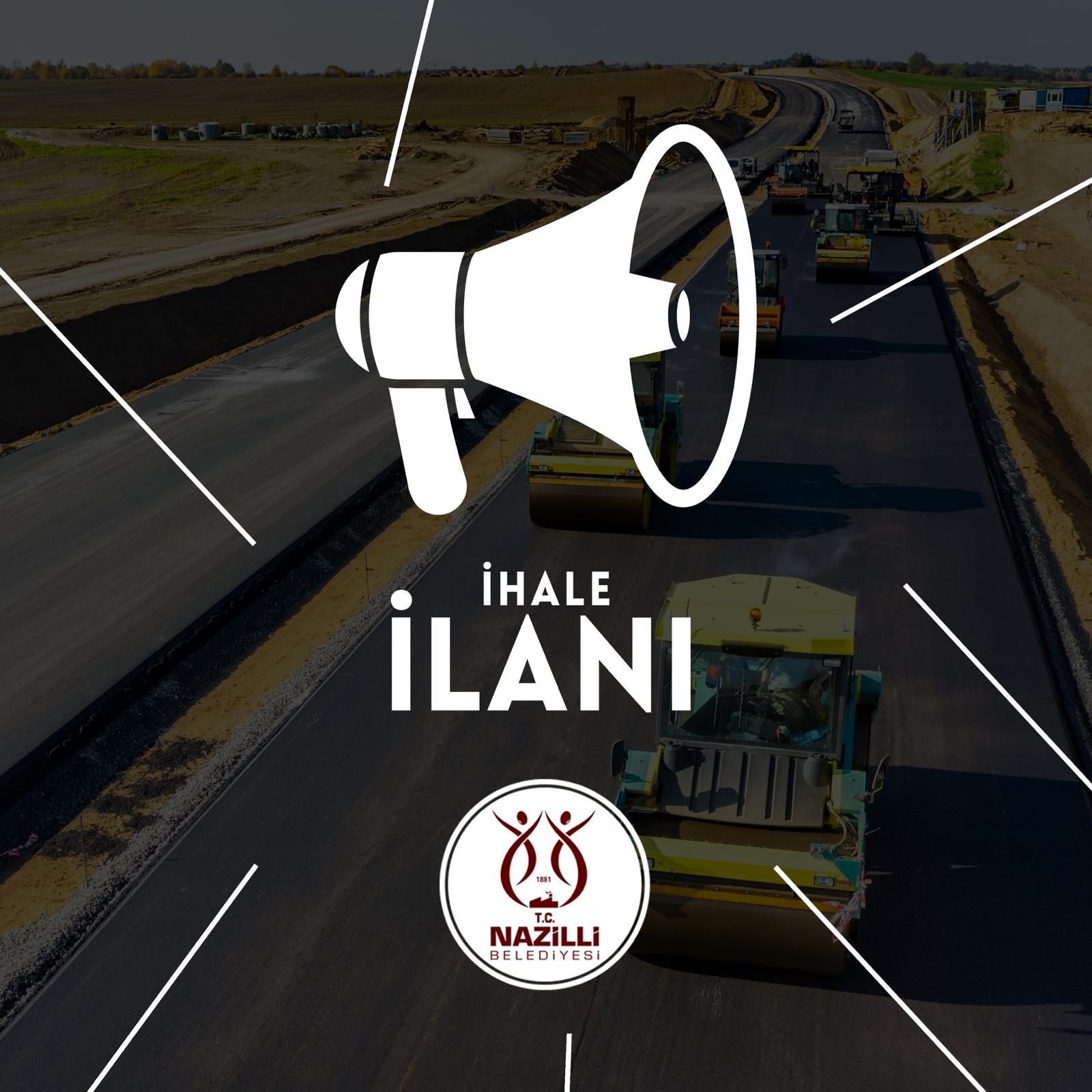 NAZİLLİ’DE 8 FUTBOL SAHASI BÜYÜKLÜĞÜNDE ASFALT İHALESİ